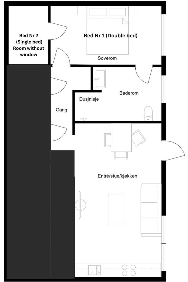 Apartment In Lillestrom With Free Parking And Great View, Sleep 3 People Exterior foto